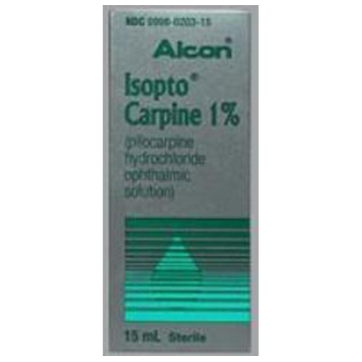 Isopto Carpine 1% (Pilocarpine Hyrdochloride) Ophthalmic Sol 15 ML